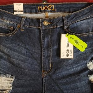 Rue 21 Big Flair Ripped Jeans